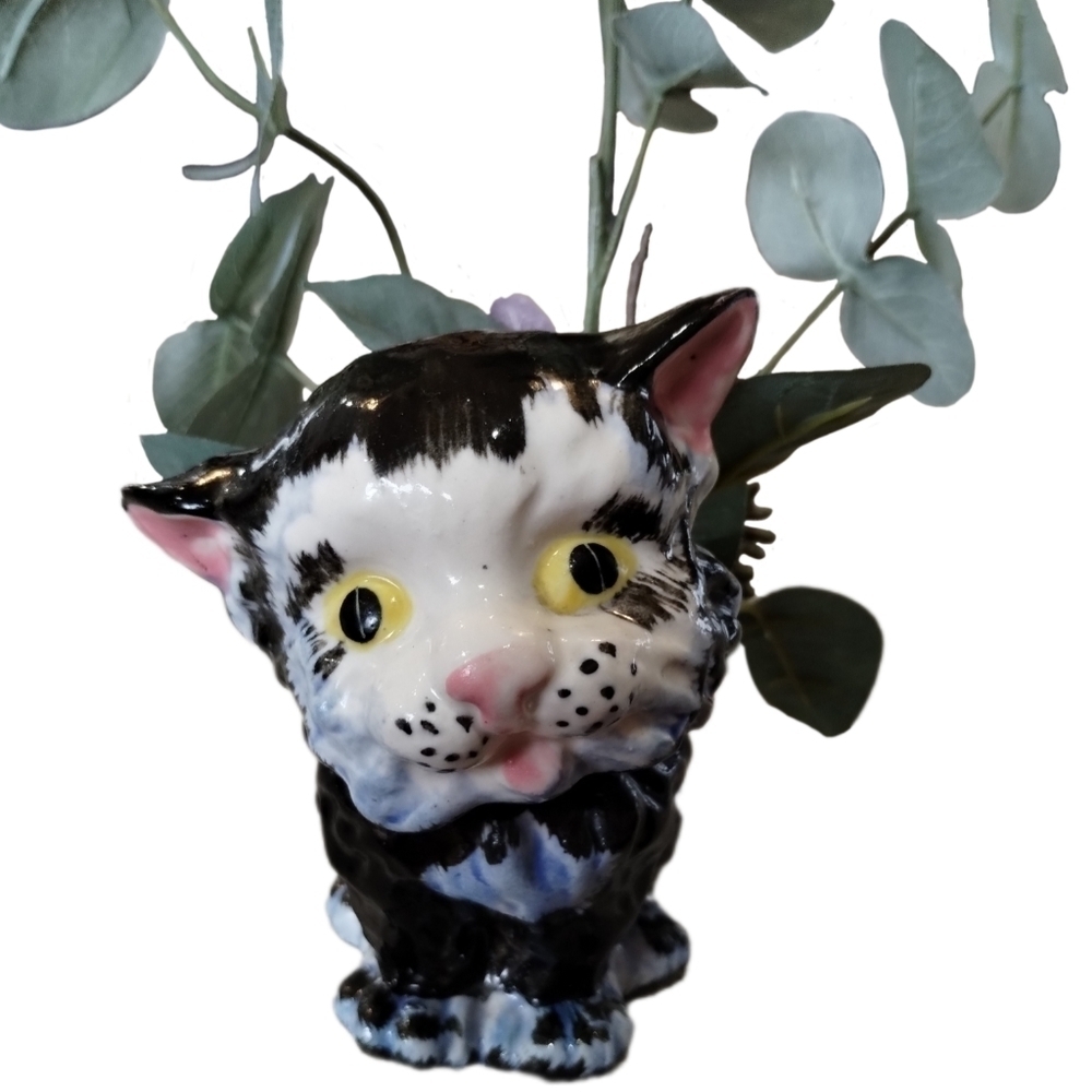 Midcentury Kitschy Kitty Planter